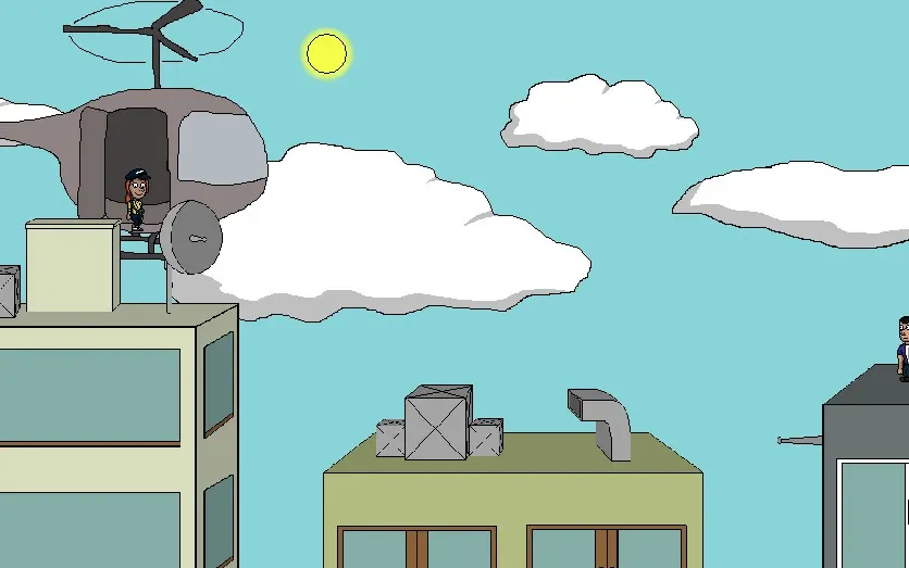 Скриншот 1 к игре Rooftop Postgirl