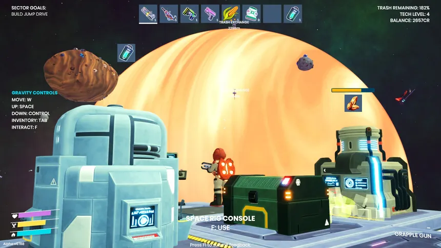 Скриншот 1 к игре Space Trash Scavenger: Prologue