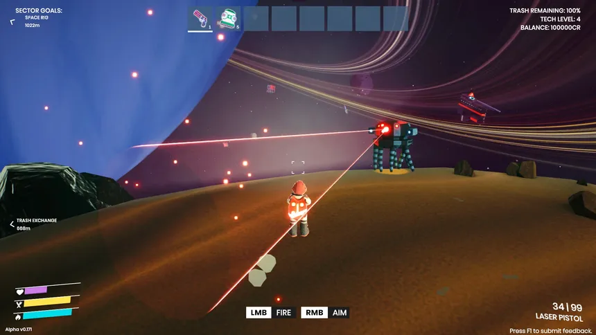 Скриншот 7 к игре Space Trash Scavenger: Prologue