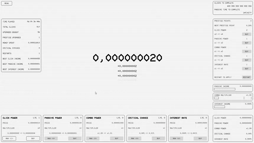 Скриншот 3 к игре The Billion Clicker