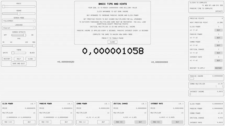 Скриншот 4 к игре The Billion Clicker