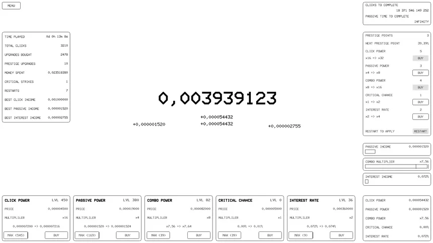 Скриншот 5 к игре The Billion Clicker