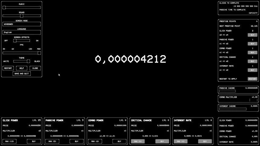 Скриншот 8 к игре The Billion Clicker