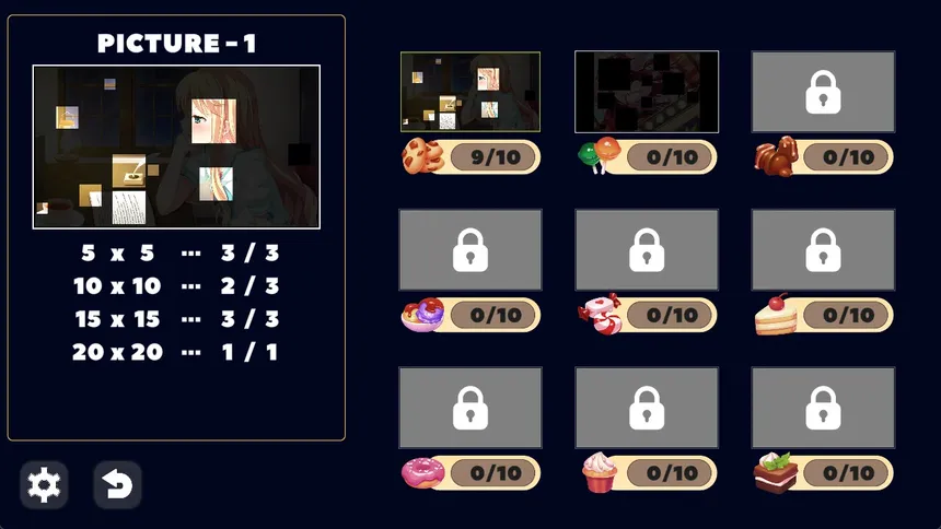 Скриншот 6 к игре NONOGRAM - GIRL's SWEETS