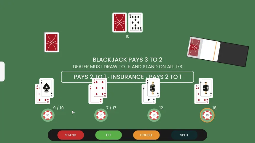 Скриншот 2 к игре Blackjack at Carrot