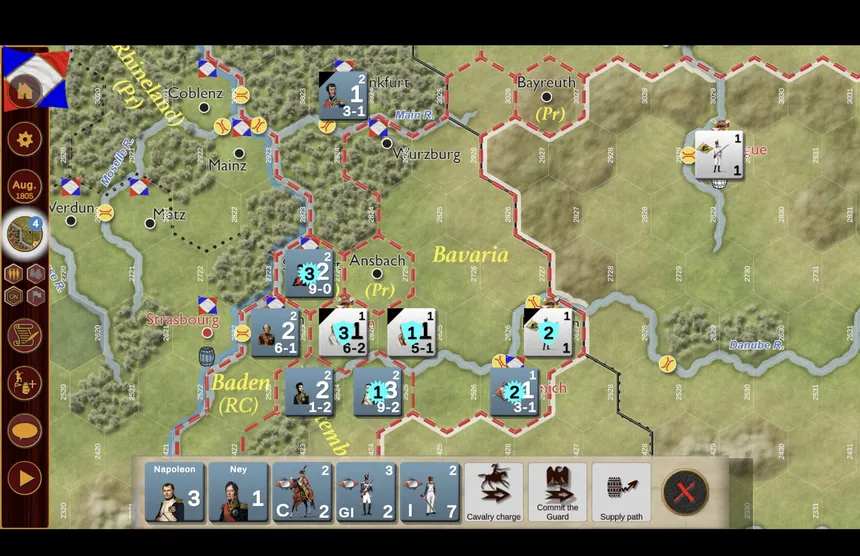 Скриншот 4 к игре Napoleon's Eagles: Game of the Napoleonic Wars