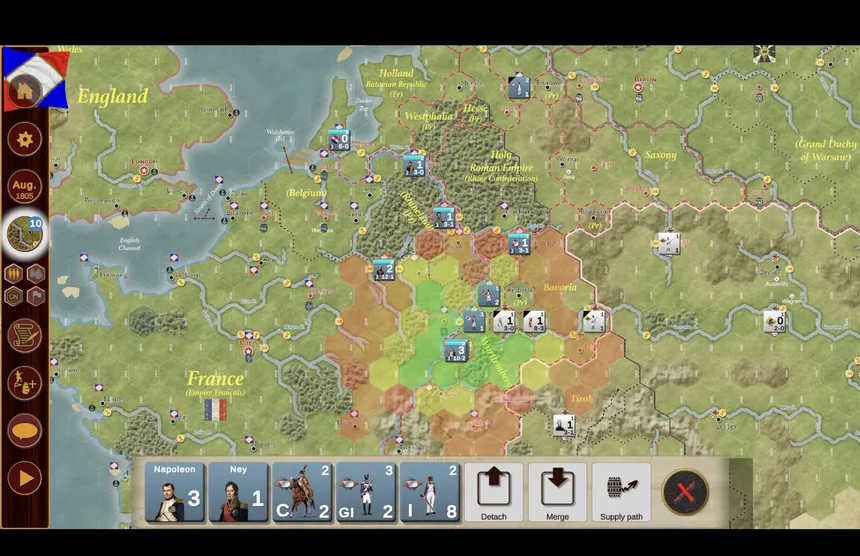 Скриншот 8 к игре Napoleon's Eagles: Game of the Napoleonic Wars
