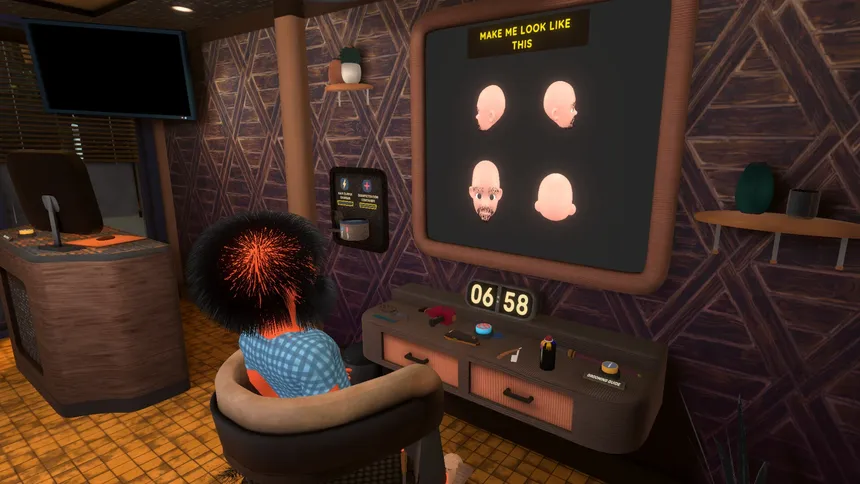 Скриншот 2 к игре Barbershop Simulator VR