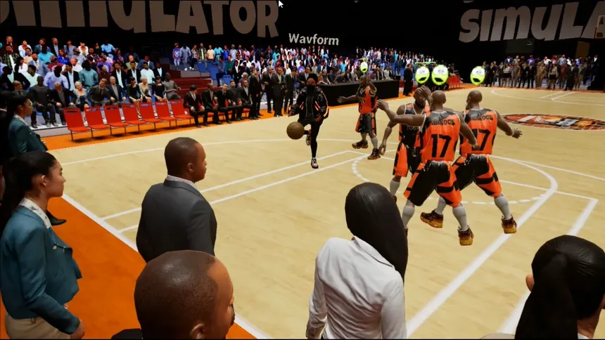 Скриншот 2 к игре Ruffhouse VR Basketball Simulator