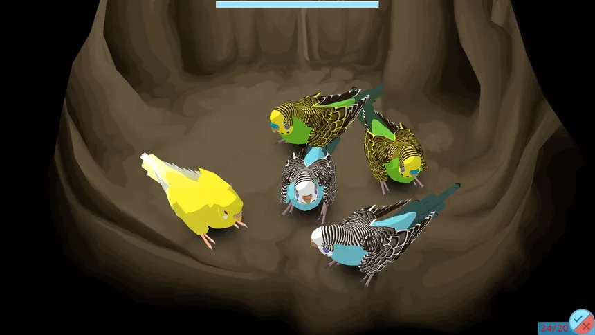 Скриншот 5 к игре Budgie Genetics Simulator