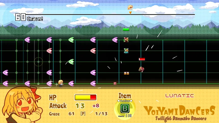 Скриншот 1 к игре Yoiyami Dancers: Twilight Danmaku Dancers