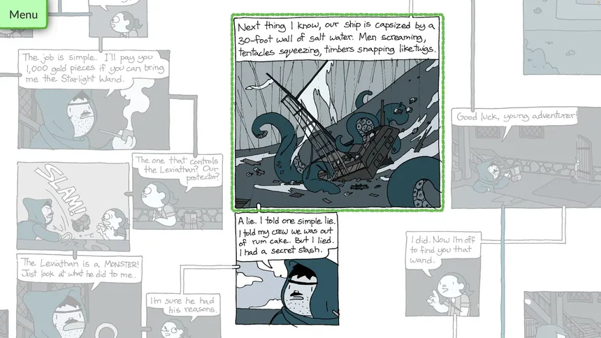 Скриншот 3 к игре Leviathan: An Interactive Comic Book