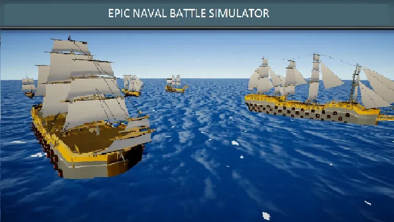 Скриншот 1 к игре Epic Naval Battle Simulator