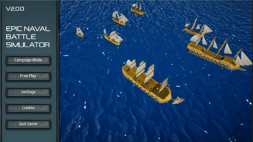 Скриншот 3 к игре Epic Naval Battle Simulator