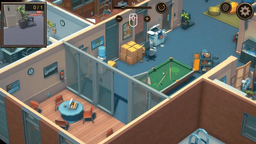 Скриншот 2 к игре Hidden Office Top-Down 3D
