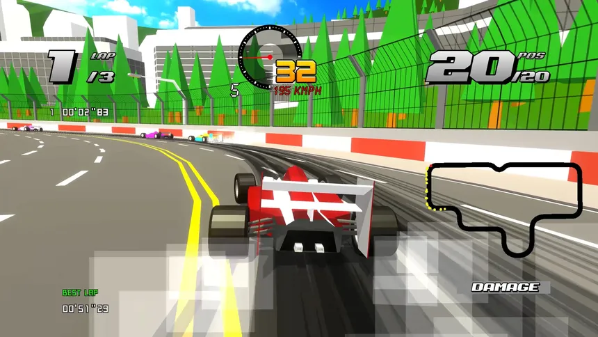 Скриншот 2 к игре Formula Retro Racing - World Tour