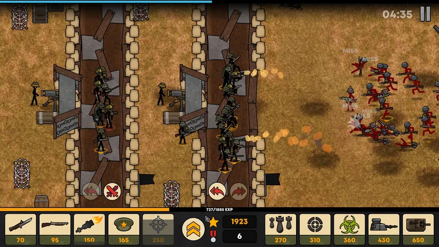 Скриншот 5 к игре Stickman Trenches