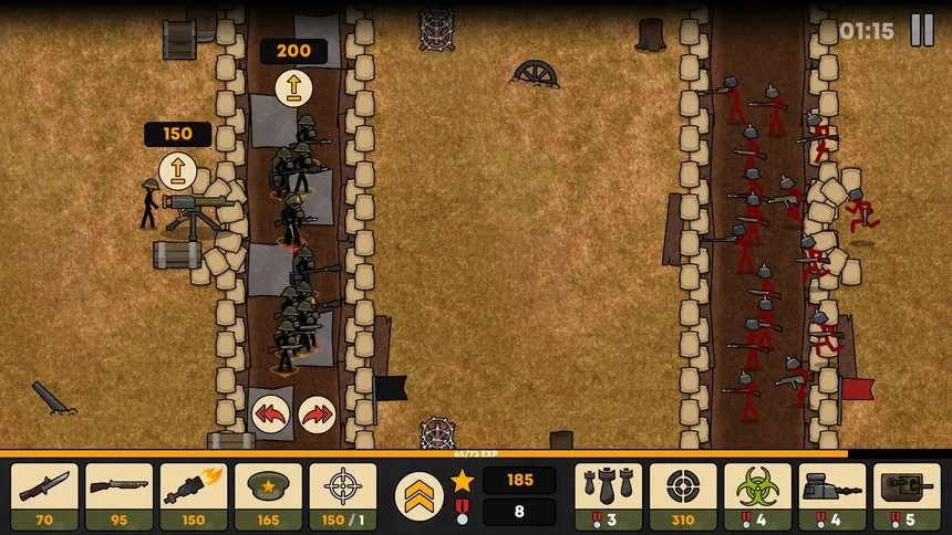 Скриншот 7 к игре Stickman Trenches