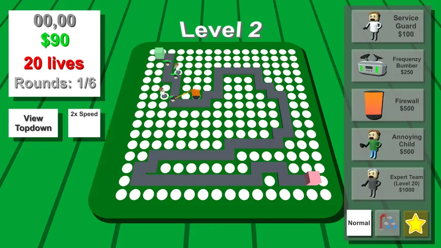 Скриншот 2 к игре Tech Invaders TD