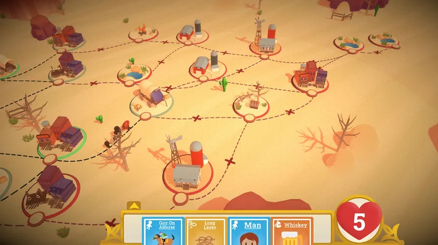 Скриншот 1 к игре Card Cowboy