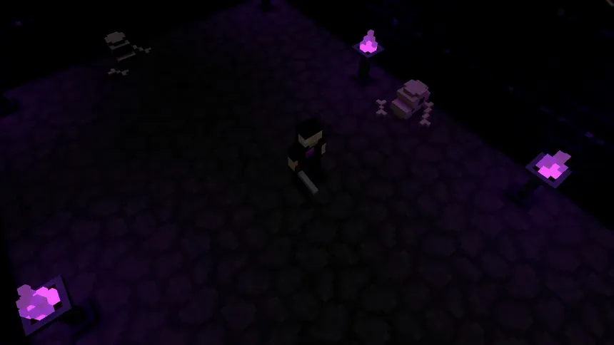 Скриншот 4 к игре Spooky Halloween in the Voxel World (Remake)