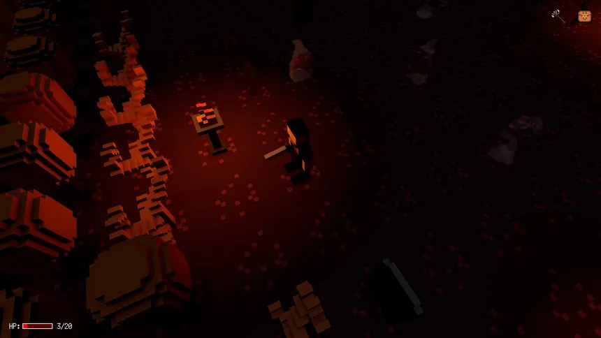 Скриншот 6 к игре Spooky Halloween in the Voxel World (Remake)