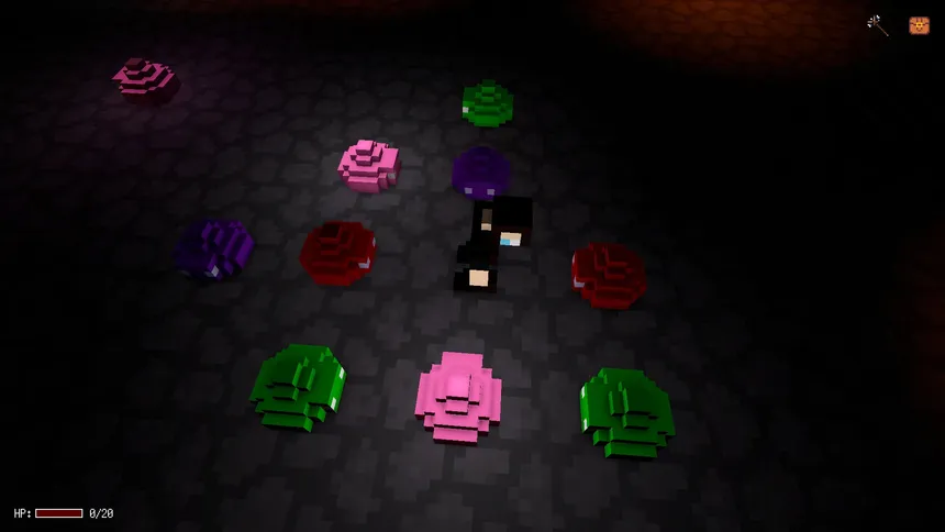Скриншот 8 к игре Spooky Halloween in the Voxel World (Remake)