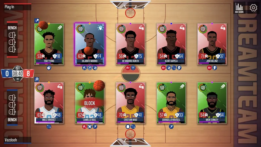 Скриншот 2 к игре Dream Team Basketball