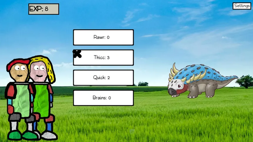 Скриншот 2 к игре Scientifically Accurate Dinosaur Mating Simulator 2022: American Revolution 1775 - 1786
