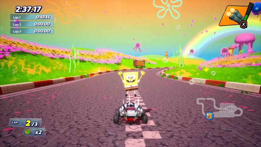 Скриншот 1 к игре Nickelodeon Kart Racers 3: Slime Speedway