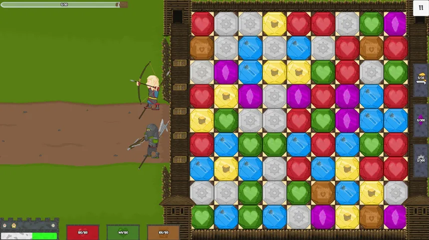 Скриншот 1 к игре Gems Defenders