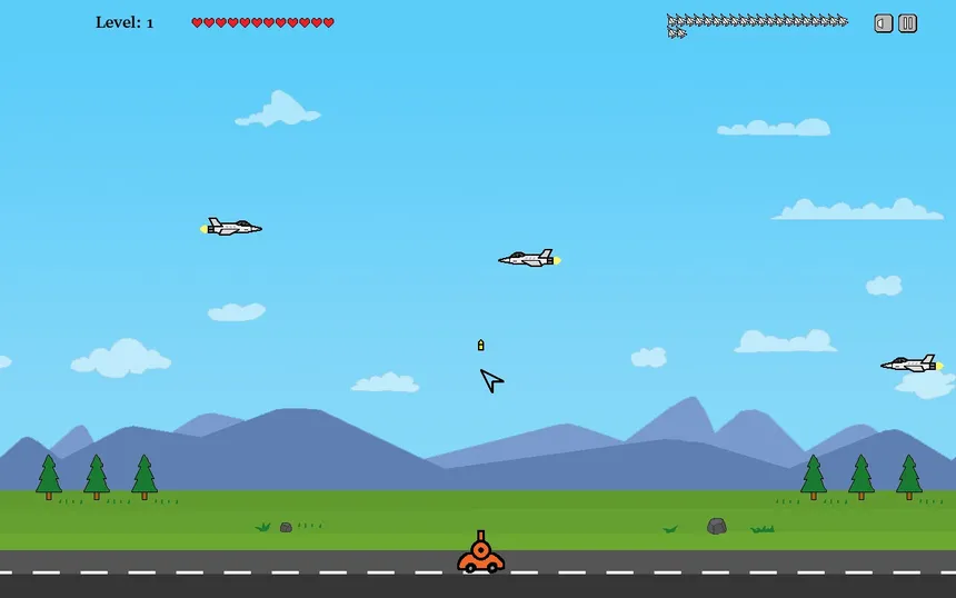 Скриншот 1 к игре Cannon Shoot Plane