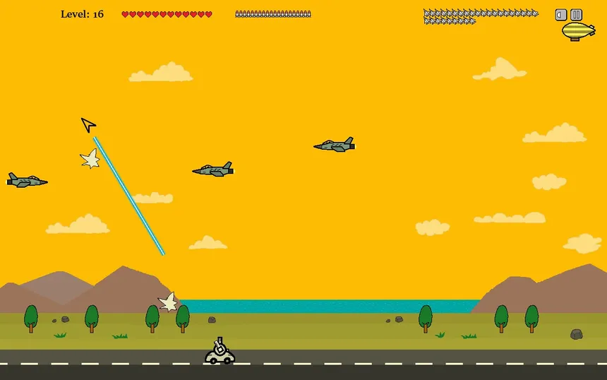 Скриншот 4 к игре Cannon Shoot Plane