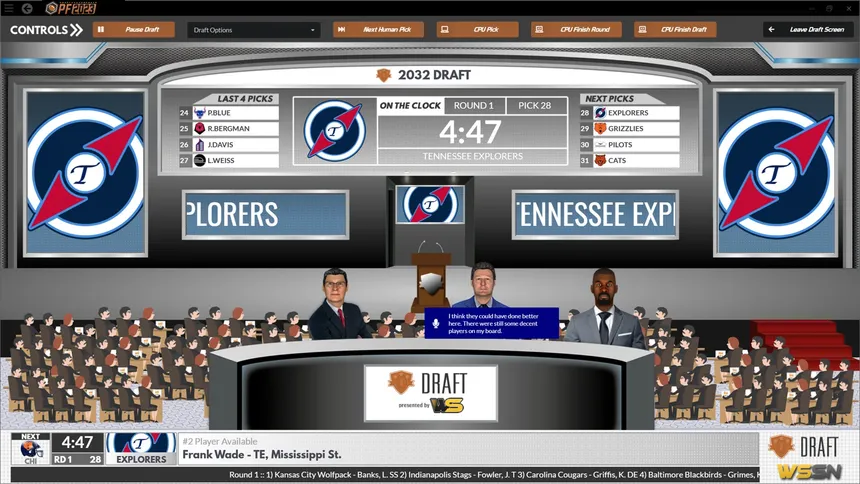 Скриншот 4 к игре Draft Day Sports: Pro Football 2023