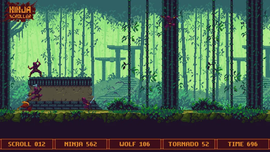 Скриншот 4 к игре Ninja Scroller