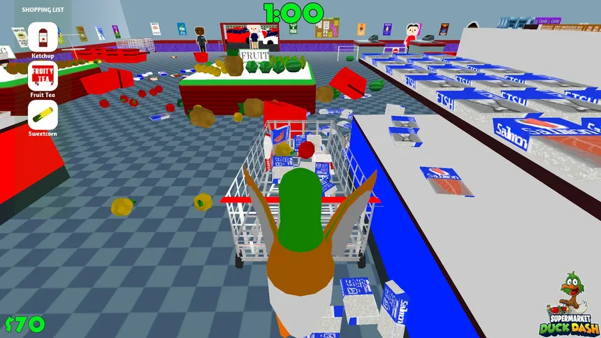 Скриншот 1 к игре Supermarket Duck Dash