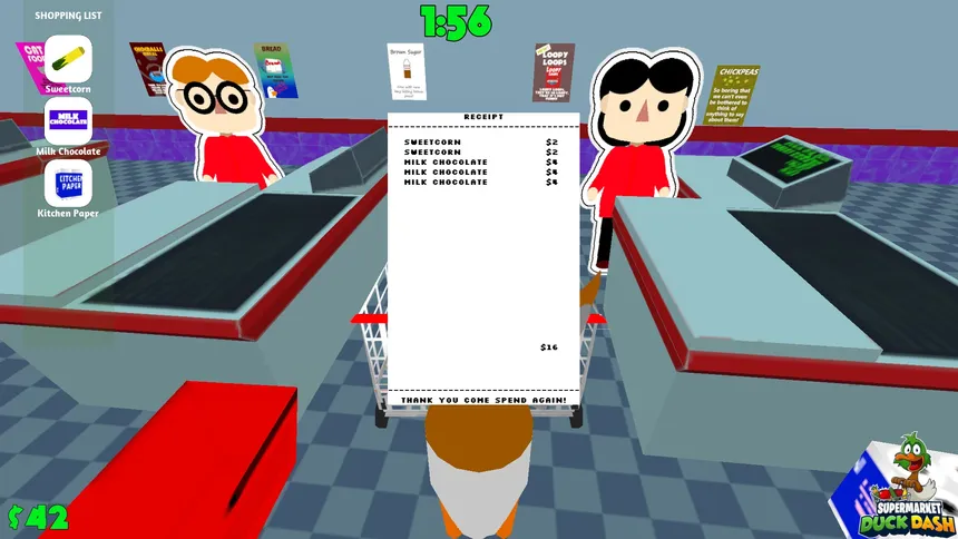 Скриншот 2 к игре Supermarket Duck Dash