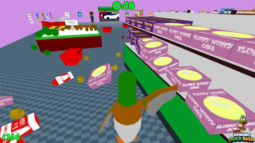 Скриншот 6 к игре Supermarket Duck Dash