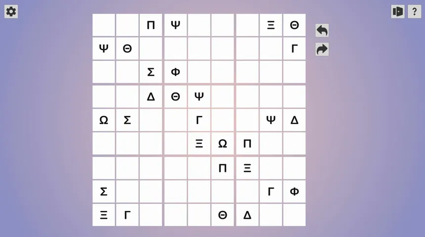 Скриншот 3 к игре Symbol Sudoku