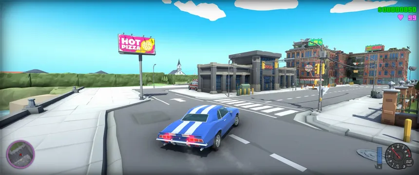 Скриншот 1 к игре Clown Theft Auto: Woke City