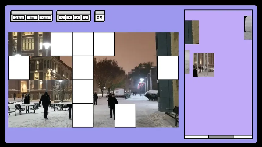 Скриншот 1 к игре Moving Jigsaw Puzzles