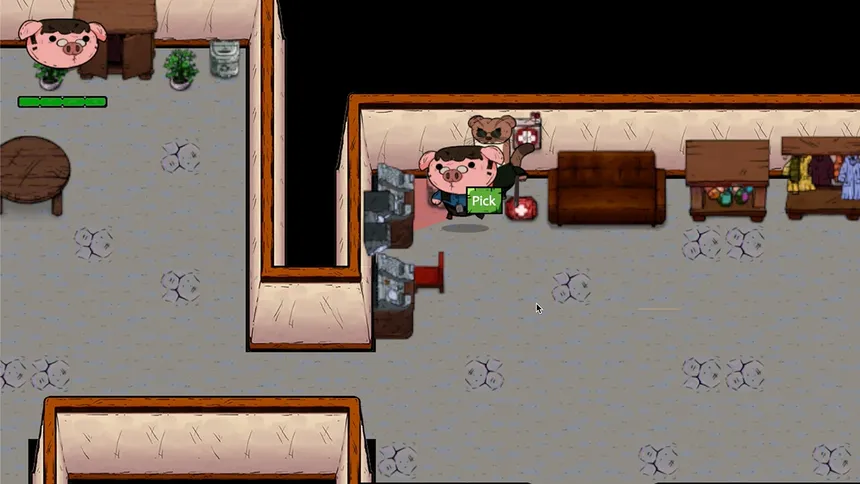 Скриншот 1 к игре Mafia Pigs