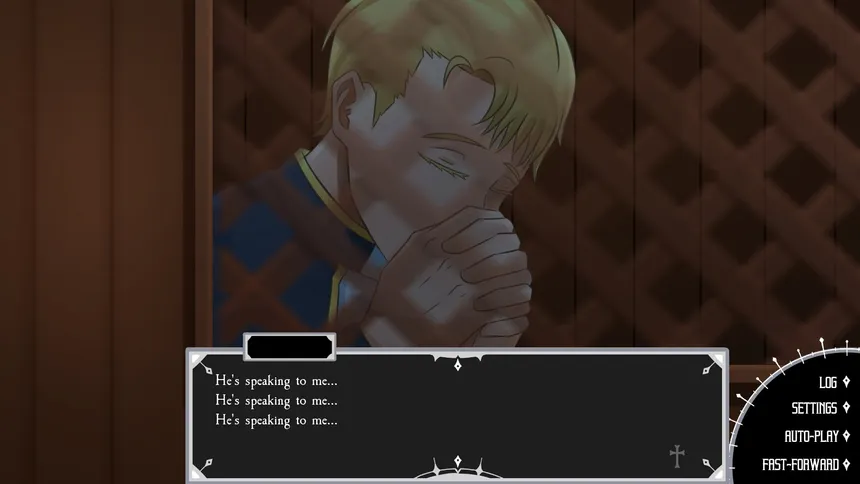 Скриншот 1 к игре Forgive My Sins & Desires, Father - Boys Love (BL) Visual Novel