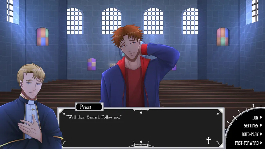 Скриншот 7 к игре Forgive My Sins & Desires, Father - Boys Love (BL) Visual Novel