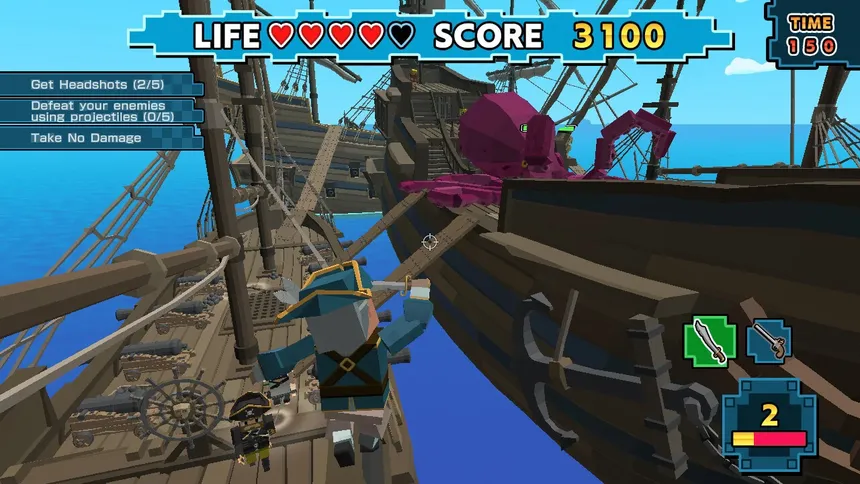 Скриншот 1 к игре Voxel Pirates