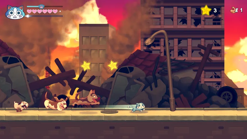 Скриншот 2 к игре KinnikuNeko: SUPER MUSCLE CAT