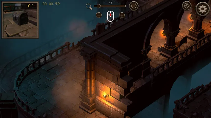Скриншот 1 к игре Hidden Dungeon Top-Down 3D