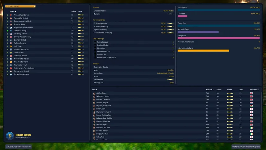 Скриншот 2 к игре Startelf - Der Fußballmanager