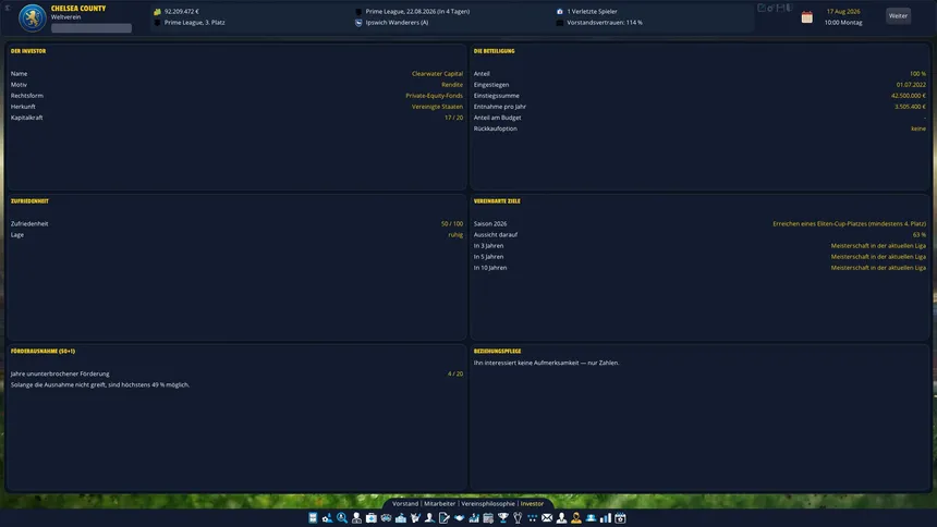 Скриншот 5 к игре Startelf - Der Fußballmanager