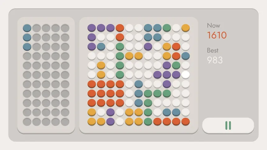 Скриншот 1 к игре Dots in line